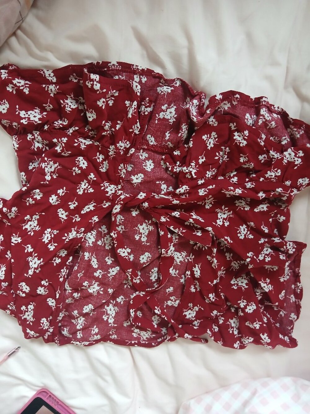 Floral crop top